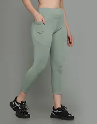 Cosvos Women Ultimate soft leggings | High-Waist | Foldable Waistband | 2 Pockets| Activewear for Women-thumb4