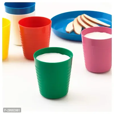 Ikea Plastic Polypropylene Mug - 6 Pieces, Multicolour-thumb4