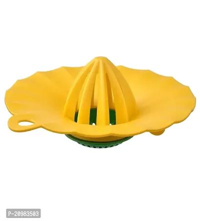 Lemon squeezer, bright yellow/bright green, 15 cm