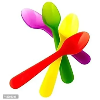 KNM Stores Spoon Set 8 Pieces Kalas Spoon for Kids, Children, BPA-Free  Unbreakable Multicolor Spoon Set for Kids Colorful Spoons for Baby Girls and Boys Spoon Set for Baby Food -Set of 8-thumb4