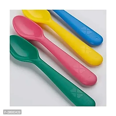 KNM Stores 12 Pieces Kalas Spoon for Kids, Children, BPA-Free  Unbreakable-thumb4