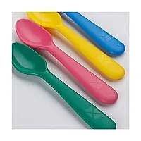 KNM Stores Spoon Set 8 Pieces Kalas Spoon for Kids, Children, BPA-Free  Unbreakable Multicolor Spoon Set for Kids Colorful Spoons for Baby Girls and Boys Spoon Set for Baby Food -Set of 8-thumb2