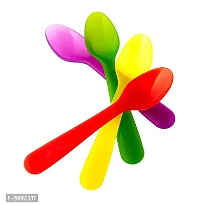 Ikea Plastic Kalas Spoon, Multicolour/Set of 4-thumb3