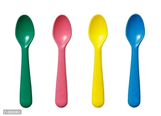 KNM Stores Spoon Set 8 Pieces Kalas Spoon for Kids, Children, BPA-Free  Unbreakable Multicolor Spoon Set for Kids Colorful Spoons for Baby Girls and Boys Spoon Set for Baby Food -Set of 8-thumb5