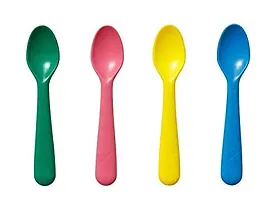 KNM Stores Spoon Set 8 Pieces Kalas Spoon for Kids, Children, BPA-Free  Unbreakable Multicolor Spoon Set for Kids Colorful Spoons for Baby Girls and Boys Spoon Set for Baby Food -Set of 8-thumb1