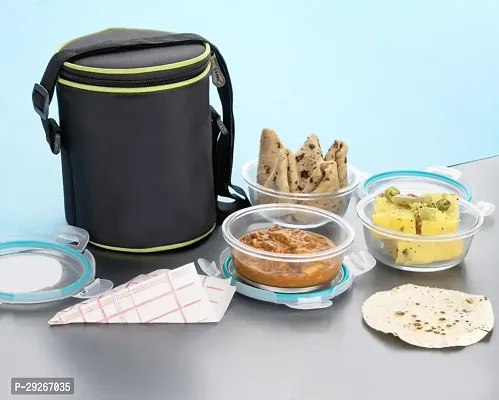 Premium Glass Lunch Box-3 Container-thumb0