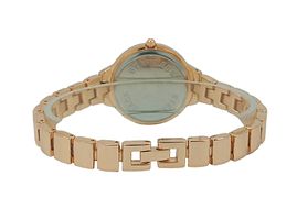 Women's Golden Analog Watch With Metal Strap-thumb2