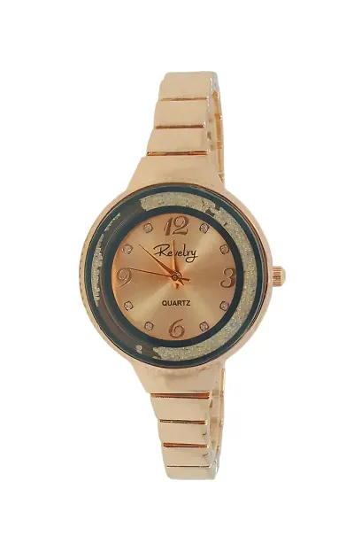 Beautiful Golden Metallic Watches for Women