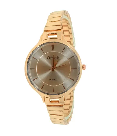 Stylish and Trendy Metal Strap Analog Watch for Women's