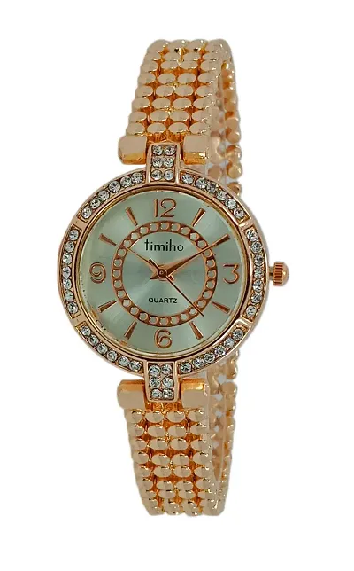 Stylish and Trendy Metal Strap Analog Watch for Women's