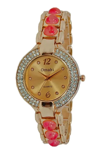 Stylish and Trendy Metal Strap Analog Watch for Women's