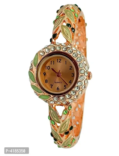 Stylish and Trendy Multicoloured Metal Strap Analog Watch for Women's-thumb0