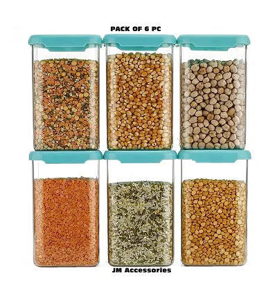 Pack of 6- Kitchen Storage Containers