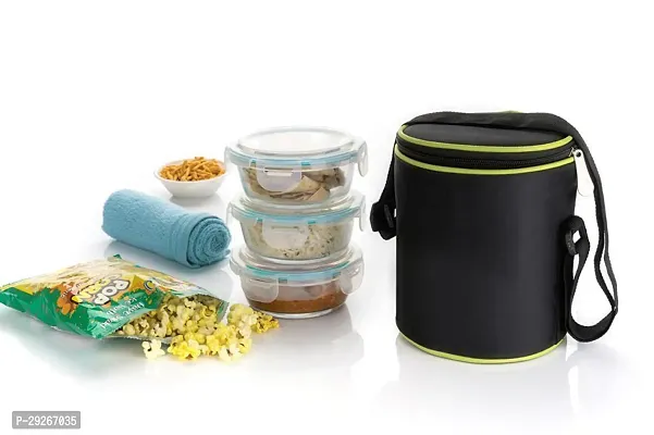 Premium Glass Lunch Box-3 Container-thumb2