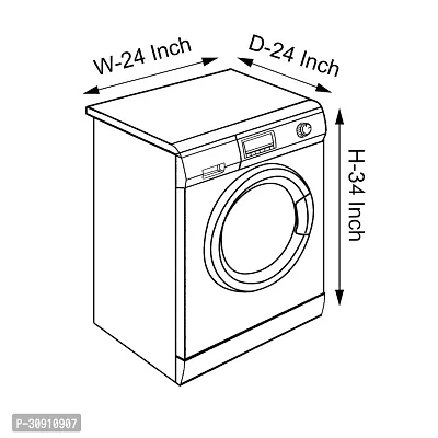 Designer Front Load Washing Machine Cover-thumb4