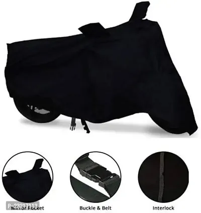 Amarud - Vespa ZX-150 Scooter Cover Water Resistant Dustproof UV Protection Color Black-thumb2