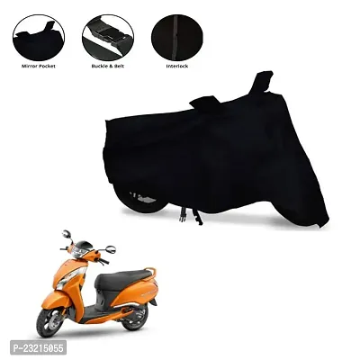 Amarud Bike Cover Waterproof TVS Jupiter 125 (Black)-thumb0