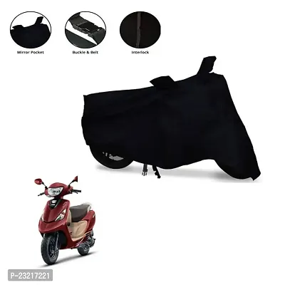 Amarud Bike Cover Waterproof TVS Zest 110 Black