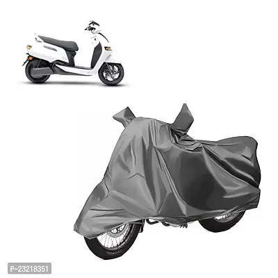 Amarud - TVS iQube Bike Cover Waterproof (Gray)-thumb0