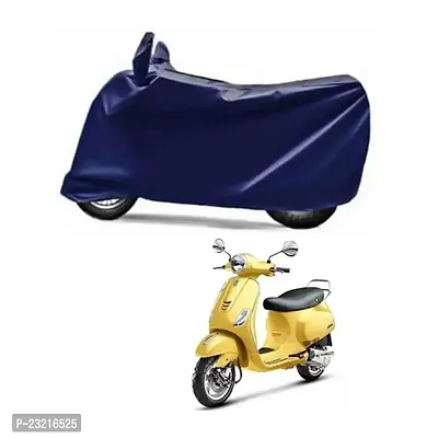 Amarud - Vespa VXL-150 Scooter Cover Water Resistant Dustproof UV Protection Color Navy Blue-thumb0