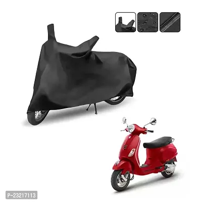 Amarud - Vespa ZX-150 Scooter Cover Water Resistant Dustproof UV Protection Color Black