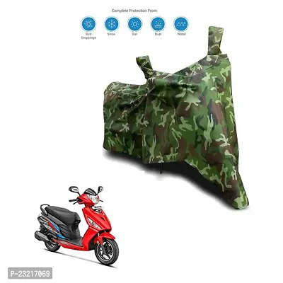 Amarud - Hero Scooty Cover Water Resistant UV Protection  Dust Proof Scooty Body Cover Jungle Green (Maestro Edge 110)