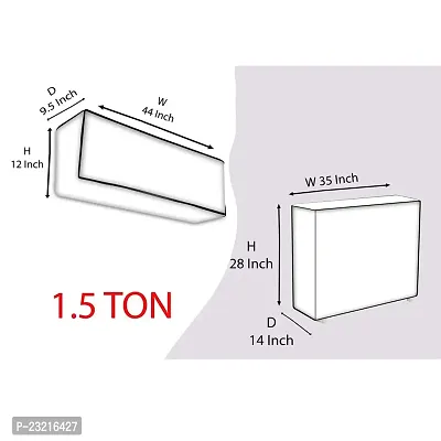 1.5 Ton Split AC Cover Set Indoor  Outdoor Unit Capability For All Brands-thumb2