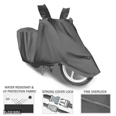 Amarud - TVS iQube Bike Cover Waterproof (Gray)-thumb2