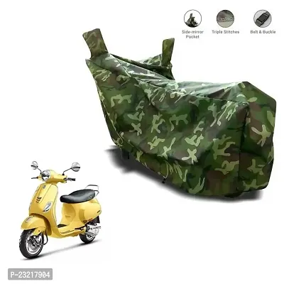 Amarud - Vespa VXL-150 Scooter Cover Water Resistant Dustproof UV Protection Color Jungle Green-thumb0