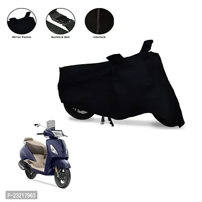 Amarud Bike Cover Waterproof TVS Jupiter (Black)-thumb0