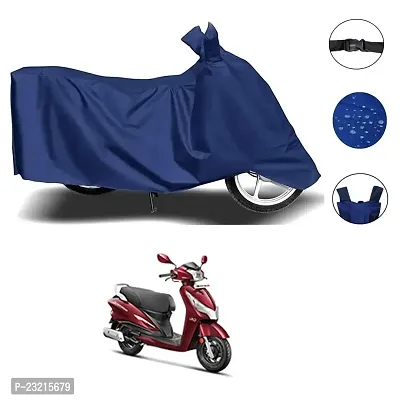 Destini 125 Scooty Cover Water Resistant Uv Protection (Navy Blue)-thumb0