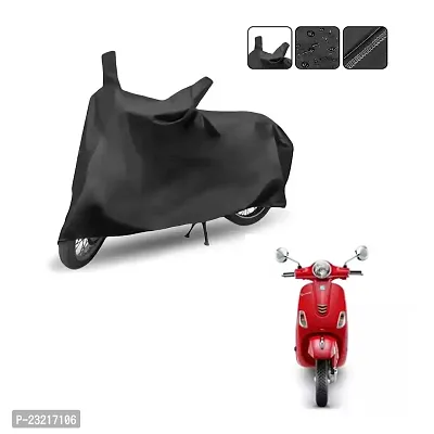 Amarud - Vespa Urban Club Scooter Cover Water Resistant Dustproof UV Protection Color Black