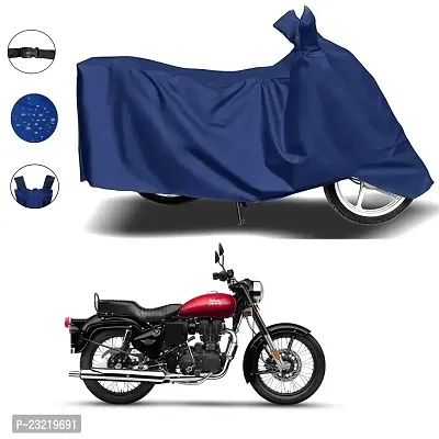 Amarud-Two Wheeler Cover Bajaj Bike Cover Water Resistant Bike Body Cover (Royel Blue)