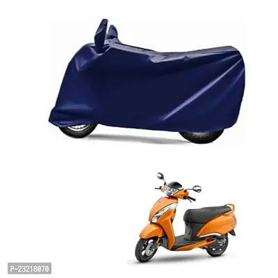 Amarud-Two Wheeler Cover TVS Bike Scootor Cover Water Resistant Bike Body Cover (Royel Blue)