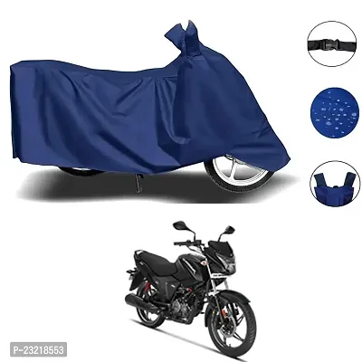 Amarud-Two Wheeler Cover Hero Bike Scootor Cover Water Resistant Bike Body Cover (Royel Blue)