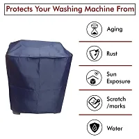 Modern Polyester Solid Washing Machine Cover-thumb4