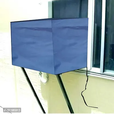 Amarud Universal Navy Blue Window AC Cover for 1.5 Ton Units - Waterproof  Dustproof-thumb0