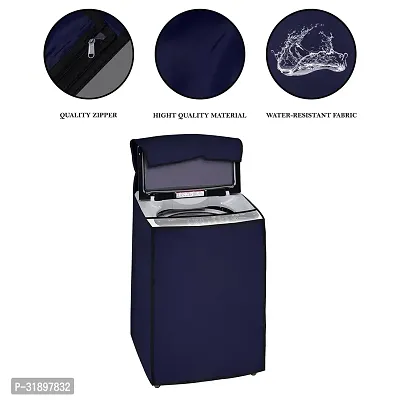 Stylish Polyester Solid Washing Machine Cover-thumb3