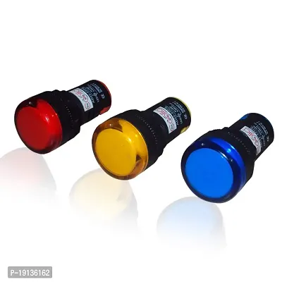 TheCoolio LED Panel Indicator Light in Red, Yellow and Blue Colour