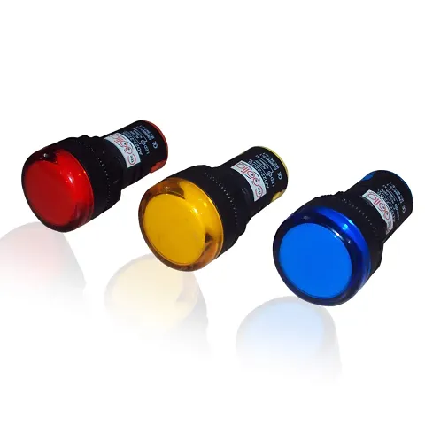 TheCoolio LED Panel Indicator Light in Red, Yellow and Blue Colour