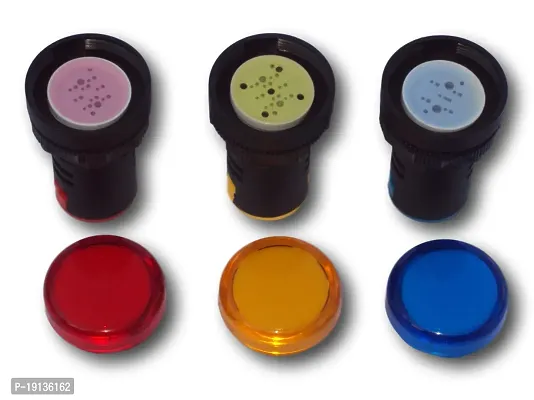 TheCoolio LED Panel Indicator Light in Red, Yellow and Blue Colour-thumb3