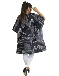 Elegant Newspaper Print Kaftan For Women-thumb3