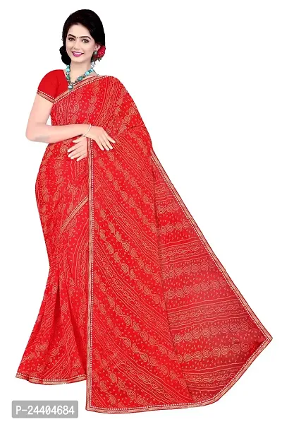 Dark Red Bandhani Saree Art Silk With Zari Waving Heavy Border | Saree  designs, Bandhani saree, Art silk sarees