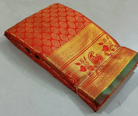 Classic Art Silk Woven Saree With Blouse Piece