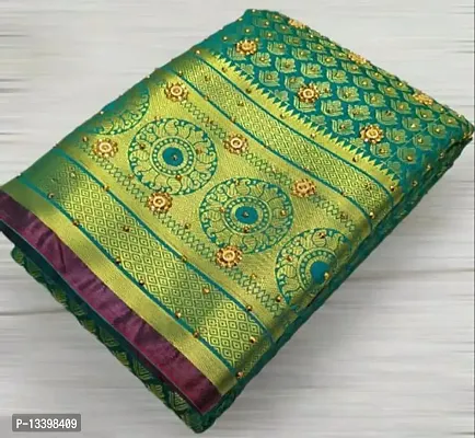 Banarasi Art Silk Brocade Saree with Blouse Piece for Women