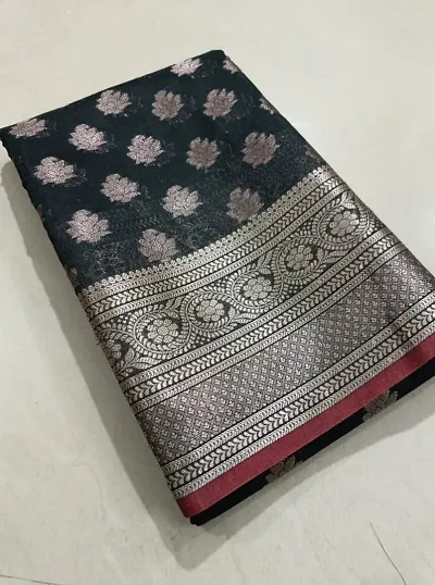 Kanjeevaram Pattu AC Jacquard Sarees with Blouse Piece