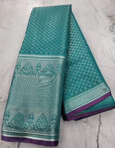 Banarasi Pattu Silk Jacquard Saree with Blouse Piece