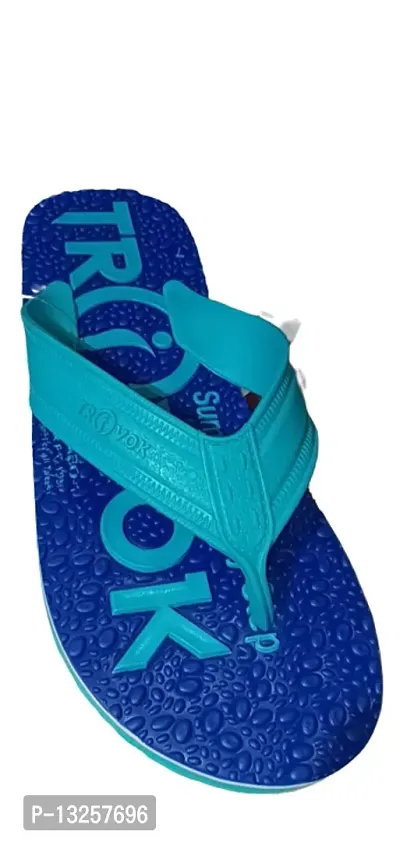 Stylish Blue PU Printed Slip-On For Men