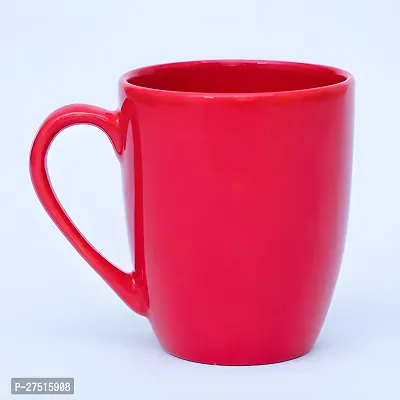 Red Color Ceramic Coffee Mug | Tea Cup For Home  Office Use For Gift-thumb0
