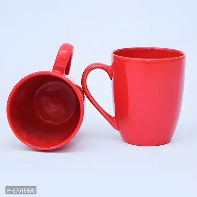 Red Color Ceramic Coffee Mug | Tea Cup For Home  Office Use For Gift-thumb3